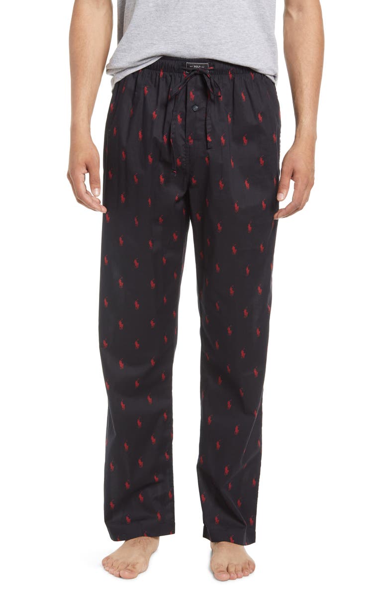 Polo Ralph Lauren Cotton Lounge Pants, Main, color, 