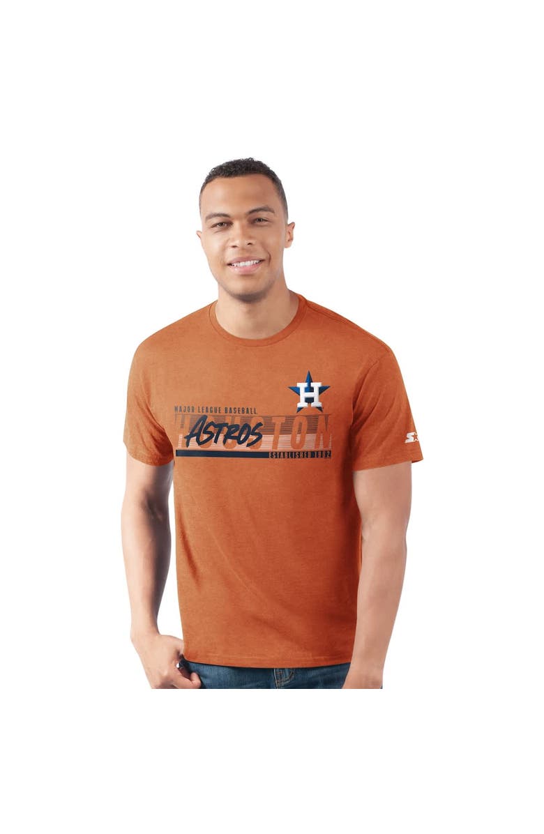 STARTER Men's Starter Orange Houston Astros Prime Time Team T-Shirt, Main, color, Orange