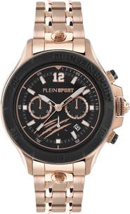 PLEIN SPORT Warrior Tech Quartz Bracelet Watch, 47.5mm