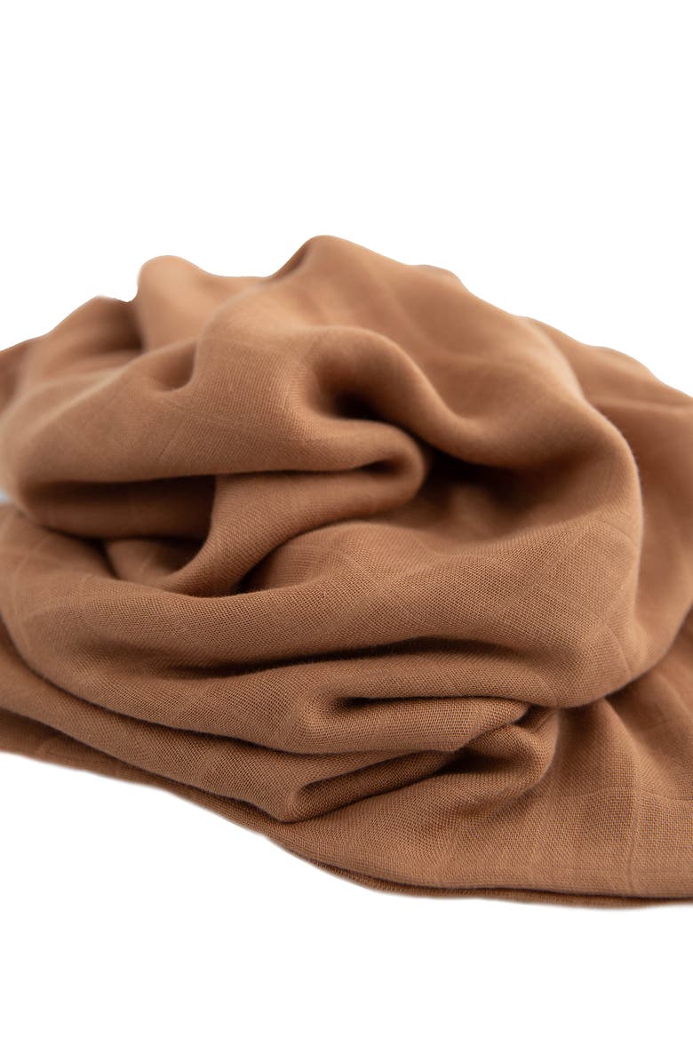 little unicorn 2-Pack Muslin Swaddle Blanket, Alternate, color, Caramel