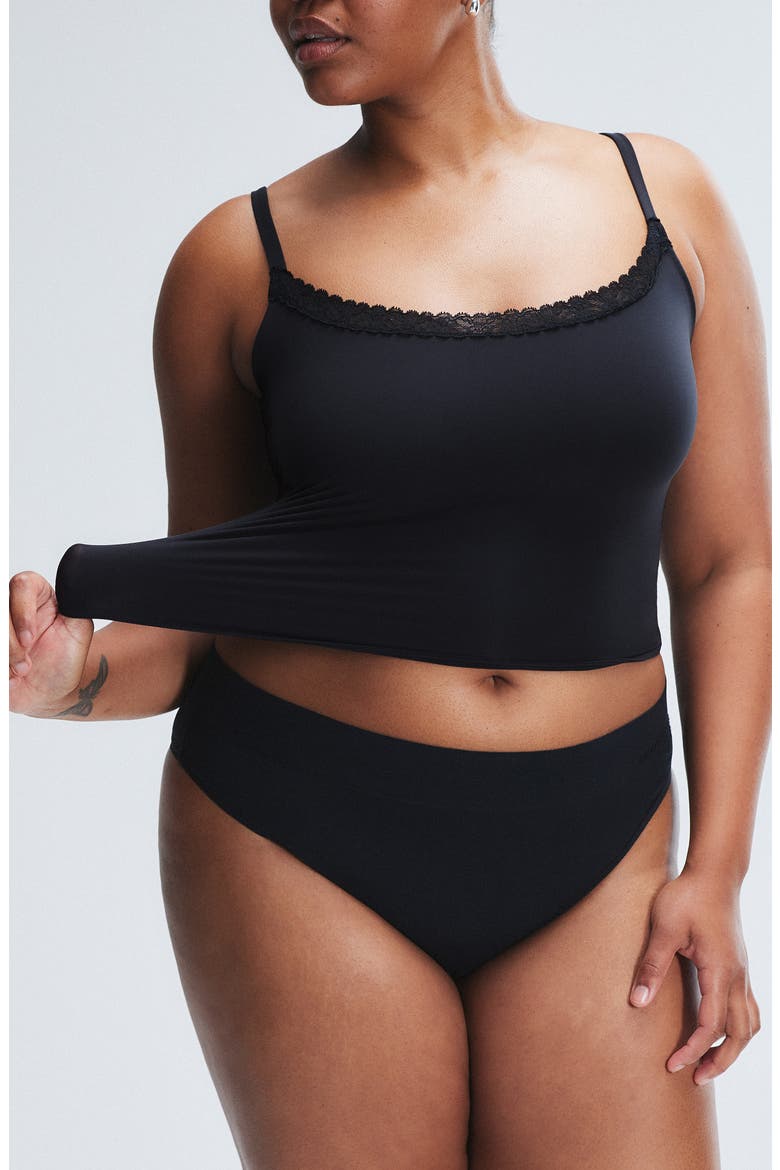 Snug Hug Sleep Camisole, Alternate, color, BLACK CAVIAR