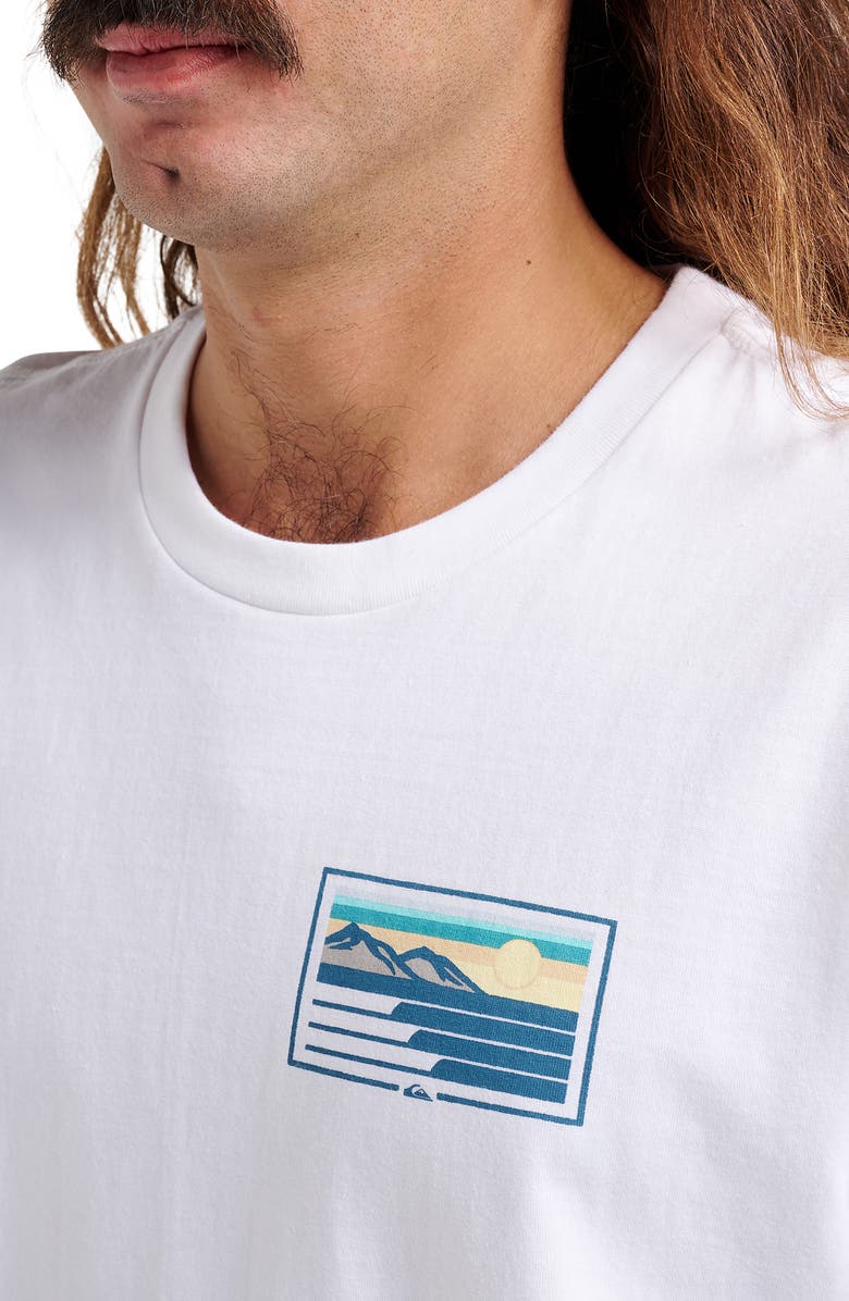 Quiksilver Coastal Vibes Graphic T-Shirt, Alternate, color, White