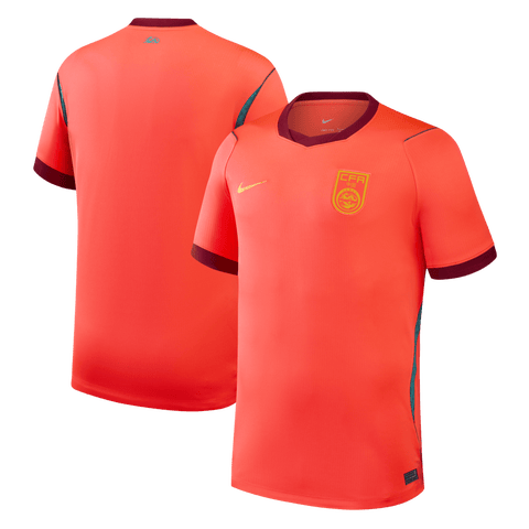 Men's Nike  Red China National Team 2026 Home Stadium Replica Jersey