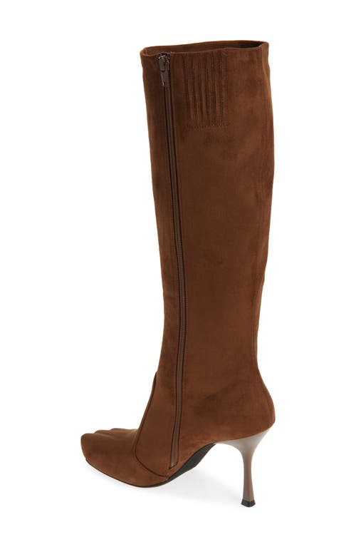 JEFFREY CAMPBELL JEFFREY CAMPBELL CONFORM EMBOSSED TOE KNEE HIGH BOOT 