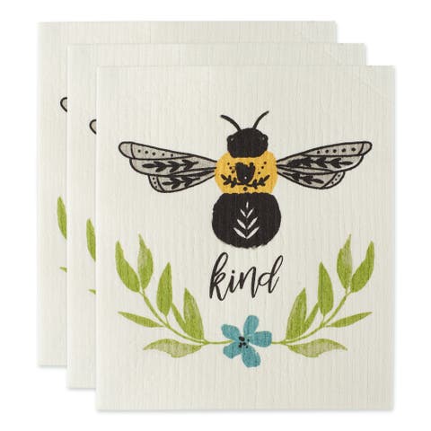 Swedish Dishcloth Set/3, Reusable & Absorbent