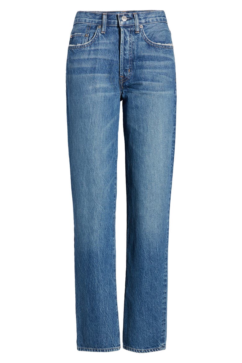 Cai High Waist Straight Leg Jeans, Alternate, color, LUMINEER