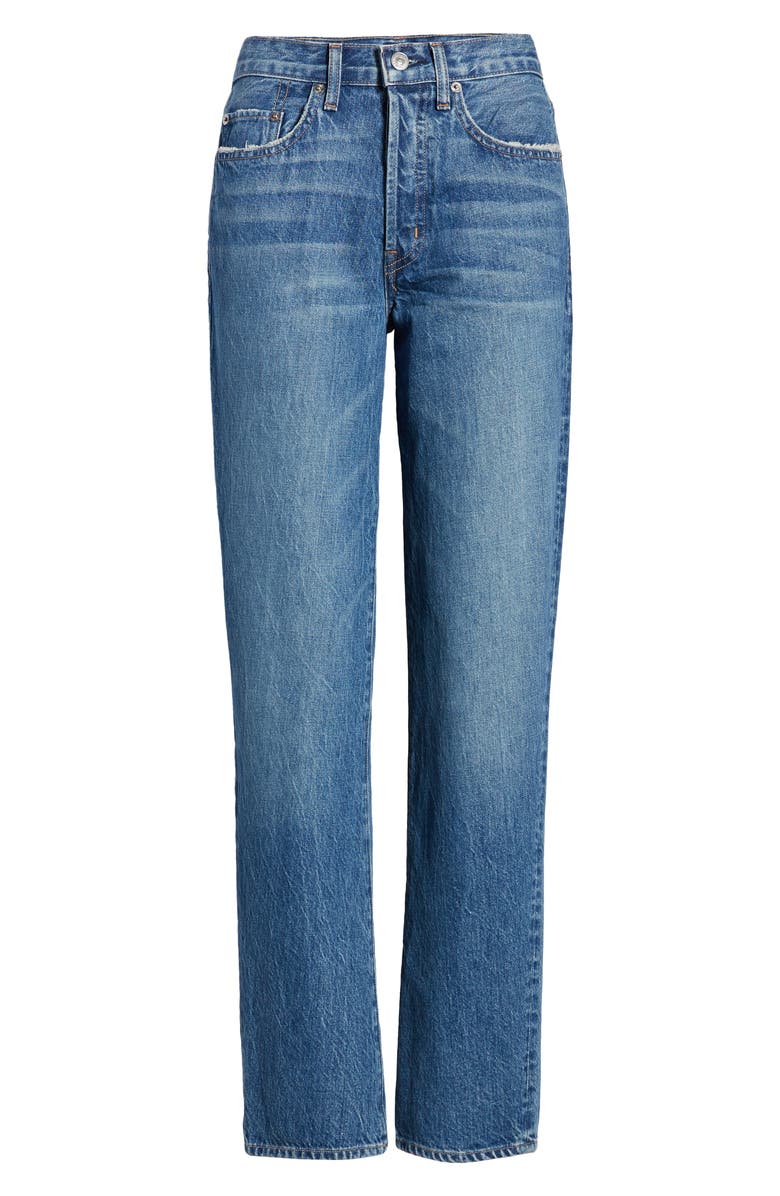 EDWIN Cai High Waist Straight Leg Jeans, Alternate, color, 