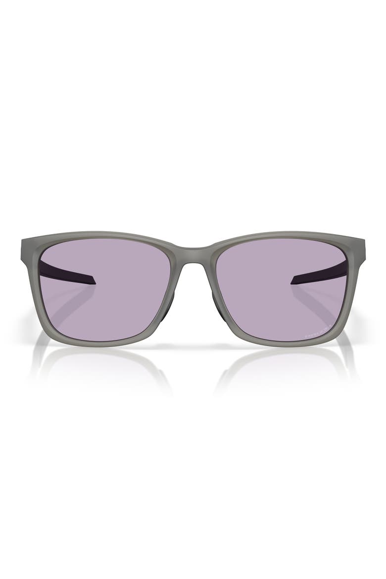 57mm Prizm™ Polarized Square Sunglasses, Main, color, SMOKE