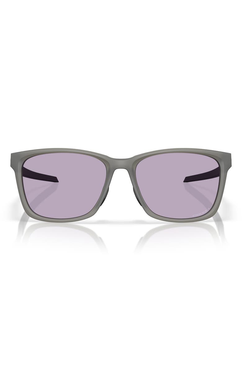 Oakley 57mm Prizm<sup>™</sup> Polarized Square Sunglasses, Main, color, Smoke