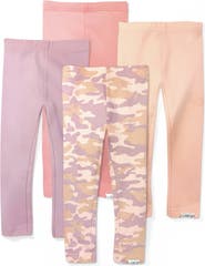 BUTTERBLU Kids' Layla 4-Pack Leggings