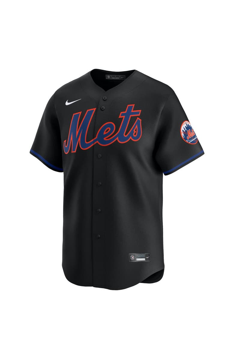 Nike Men's Nike Black New York Mets Alternate Limited Jersey, Alternate, color,
