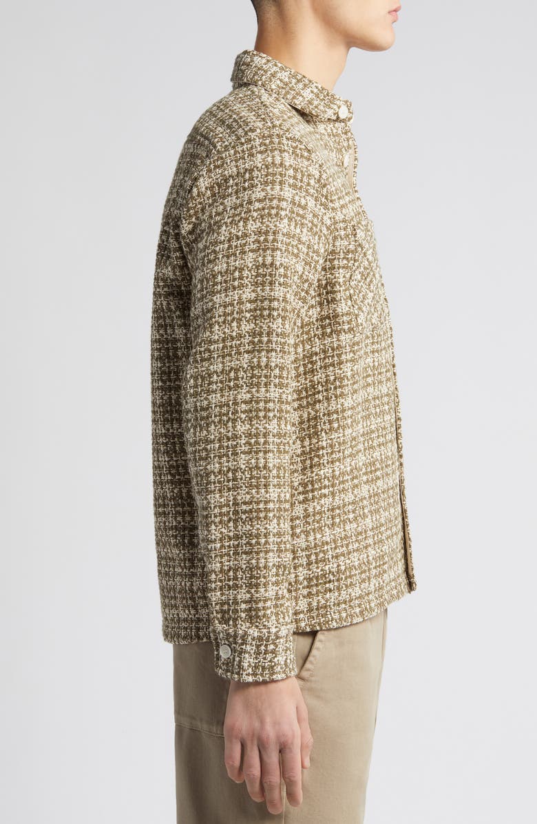 Wax London Whiting Mercer Check Button-Up Overshirt, Alternate, color,