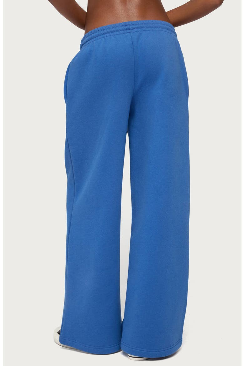 Kamari Low Rise Wide Leg Sweatpants, Alternate, color, BLUE
