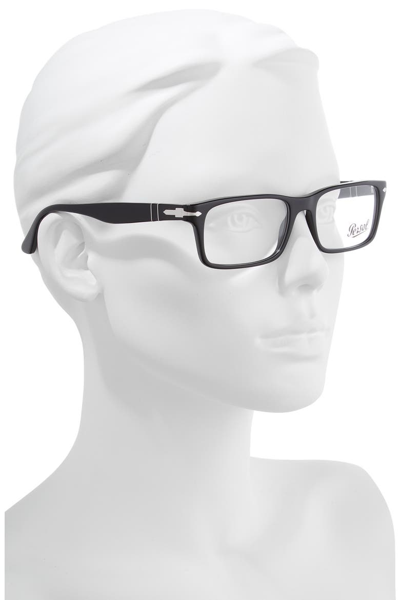 55mm Rectangle optical glasses, Alternate, color, BLACK