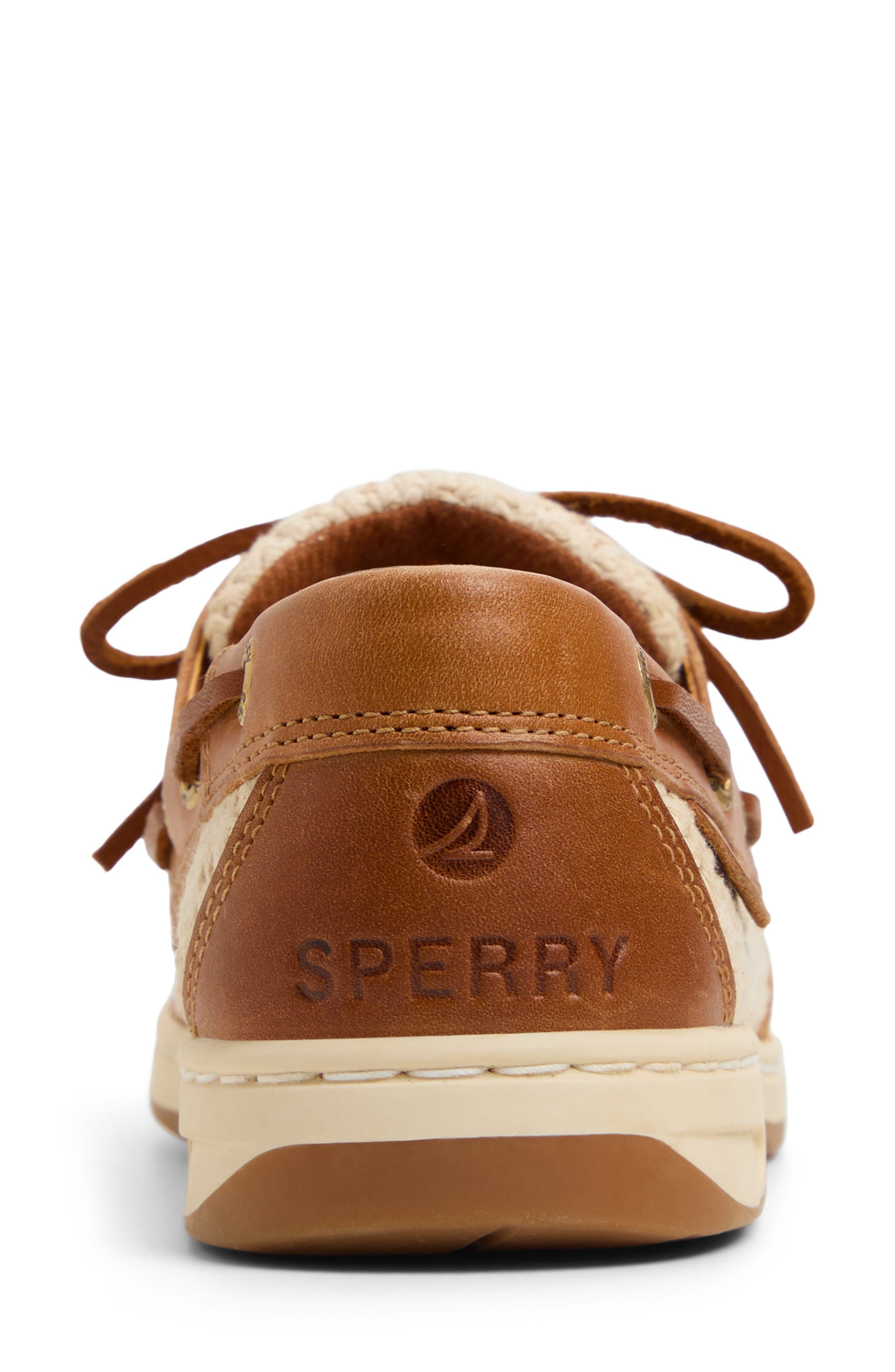 Sperry Bluefish 2-Eye Boat Shoe, Alternate, color, Tan Combo