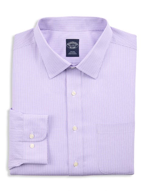 Big & Tall Non-Iron Micro Check Dress Shirt