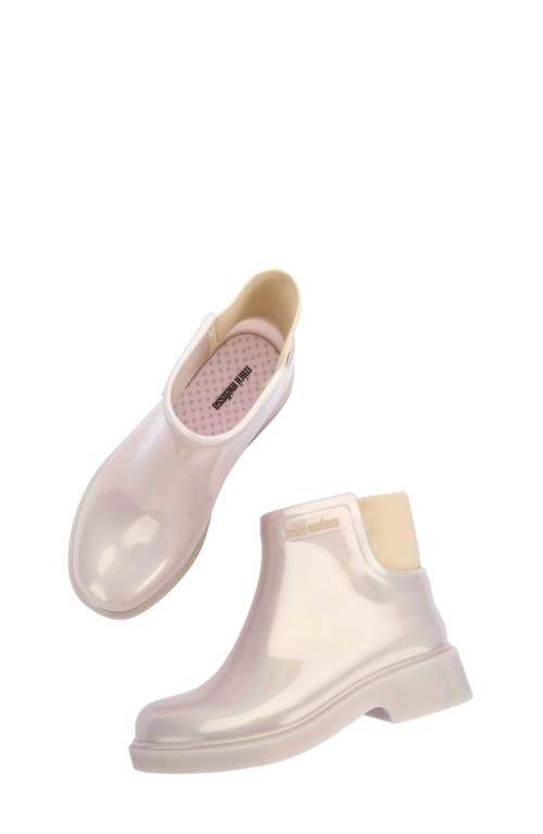Mini Melissa Kids' Chelsea Boot In Neutral