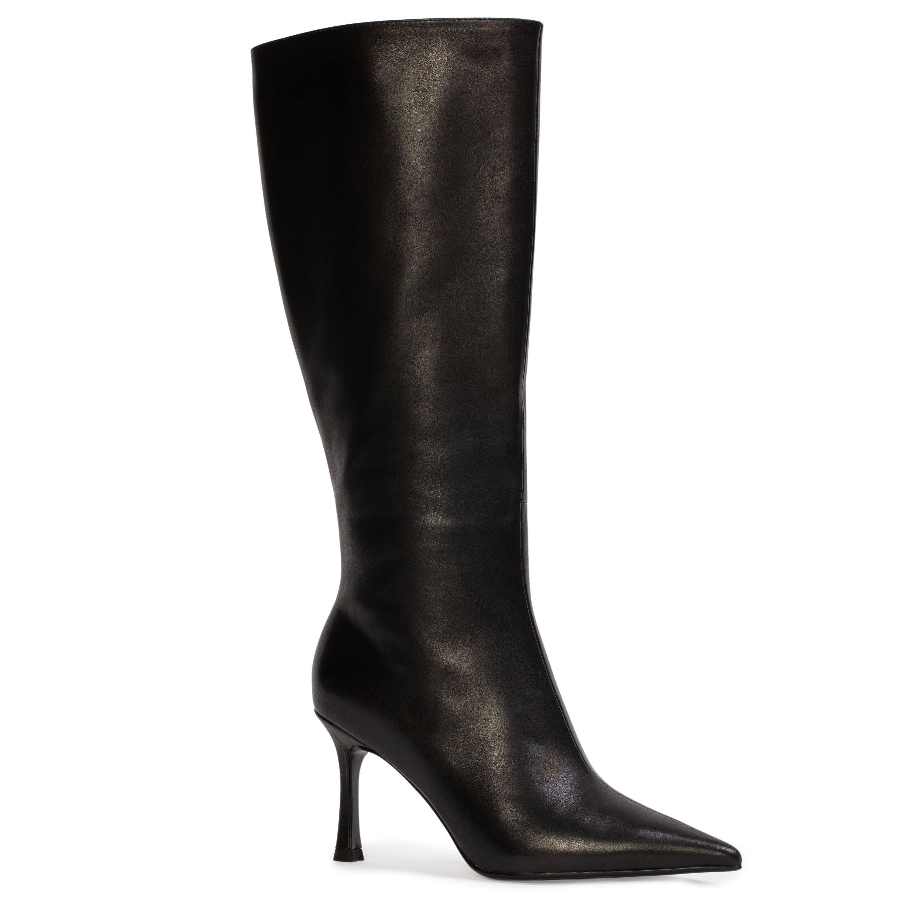 BLACK SUEDE STUDIO Draya80 Boot, Alternate, color, Black Leather