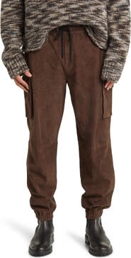 FRAME Suede Cargo Joggers