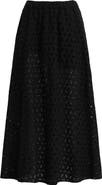 Favorite Daughter The Pretty Please Eyelet Embroidered Cotton Maxi Skirt