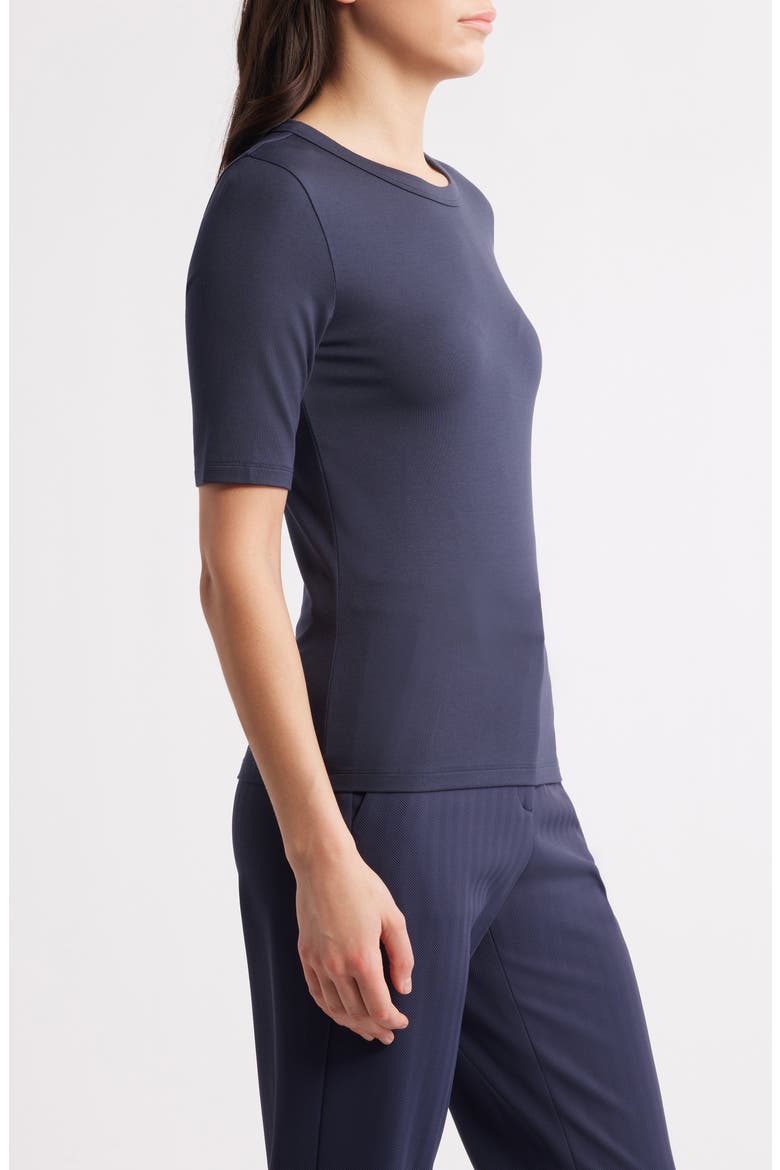 Efita Crewneck T-Shirt, Alternate, color, CLEAN NAVY