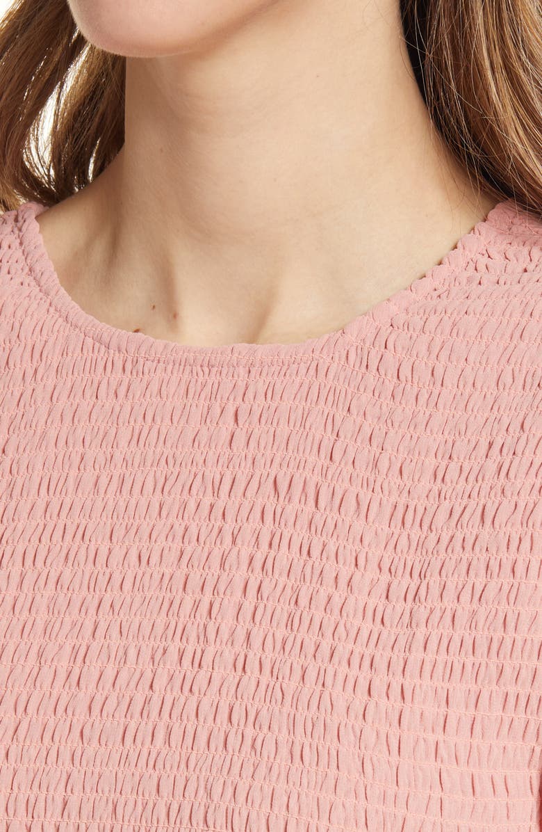 1.STATE Smocked Cuff Top, Alternate, color, Pink