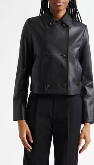 ジャケット・アウター BLAKES Leatehr Pea coat ジャケット・アウター BLAKES Leatehr Pea coat Men's leather