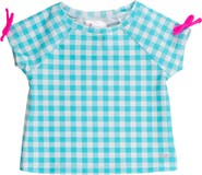 RuffleButts UPF50 Active Raglan Bow Shirt