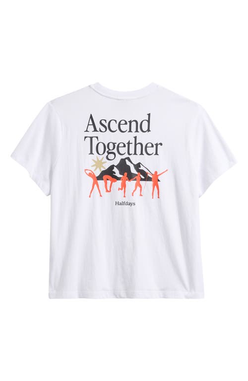 Halfdays Graphic T-shirt In White