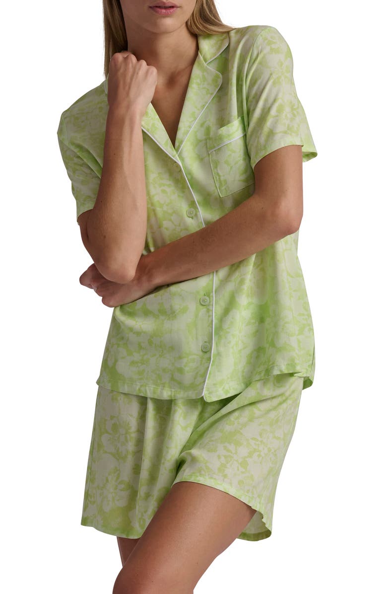 Splendid 2-Piece Pajama Set, Alternate, color, Abstract Pansy