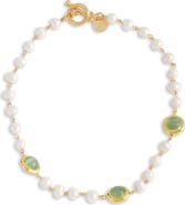 Karine Sultan Crystal Station Cultured Pearl Necklace