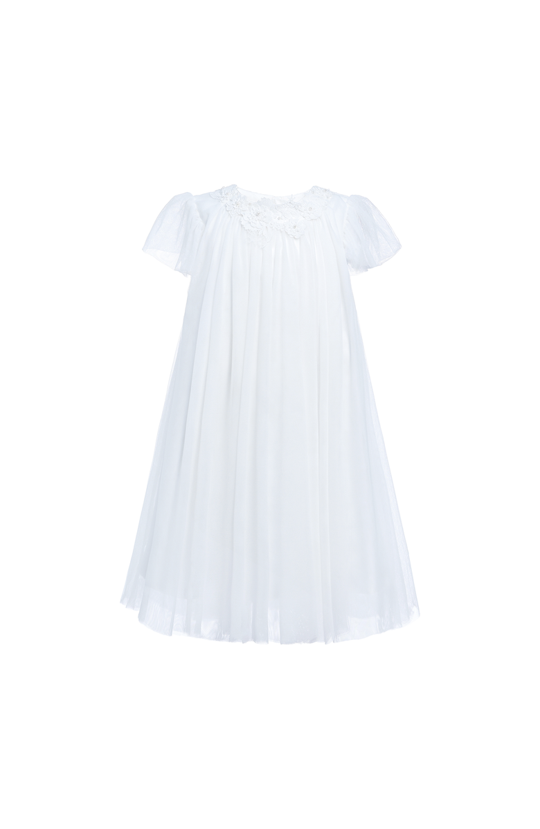 Tulleen Constance Dress, Main, color, White