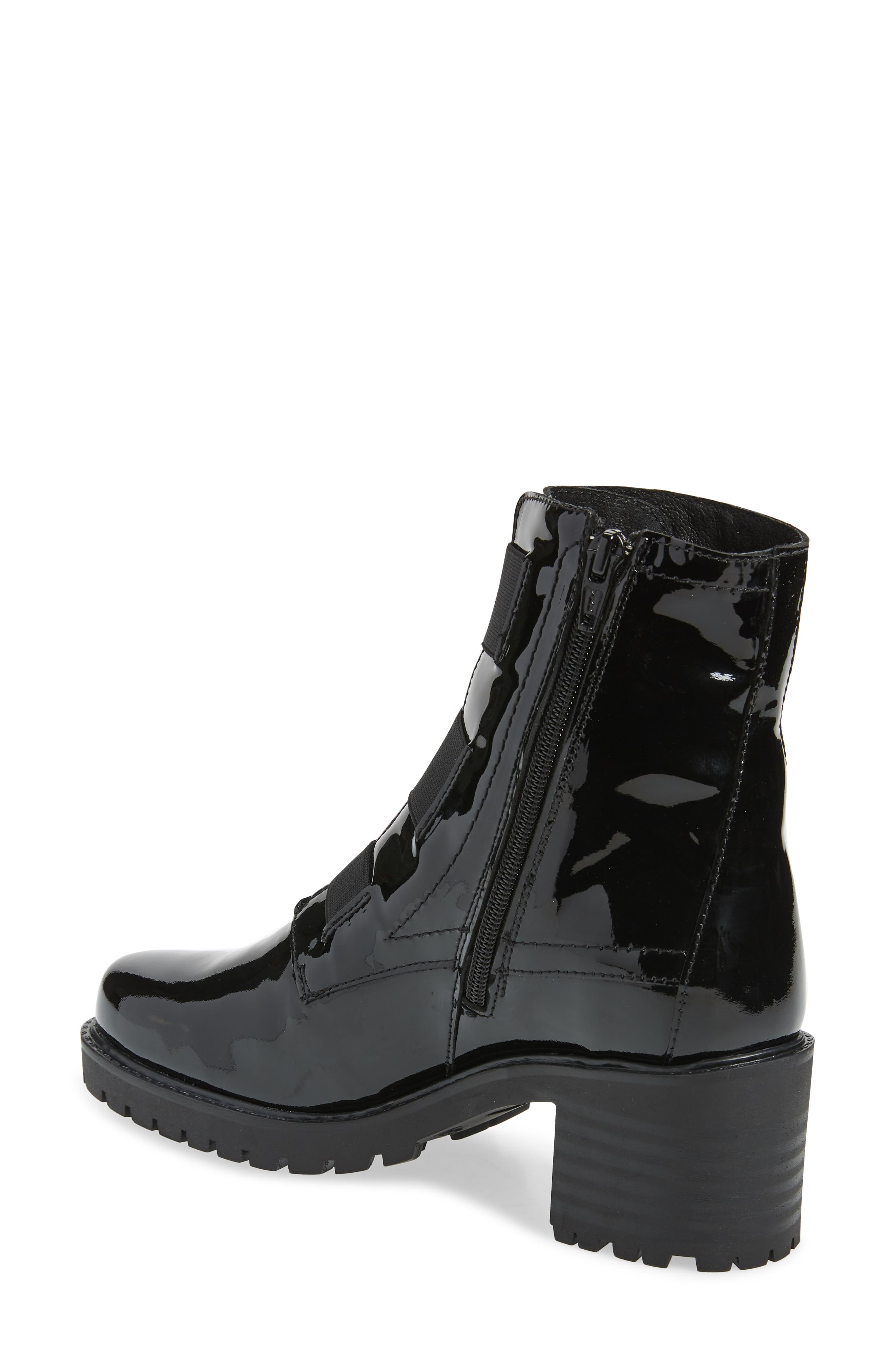 Bos. & Co. Indie Waterproof Bootie, Alternate, color, Black Patent Leather
