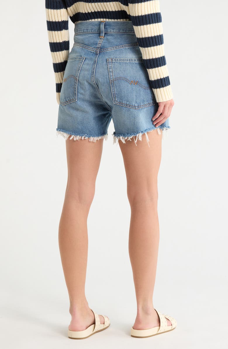 DENIMIST Brooke Denim Shorts, Alternate, color, Blake W/ Madras Patchwork