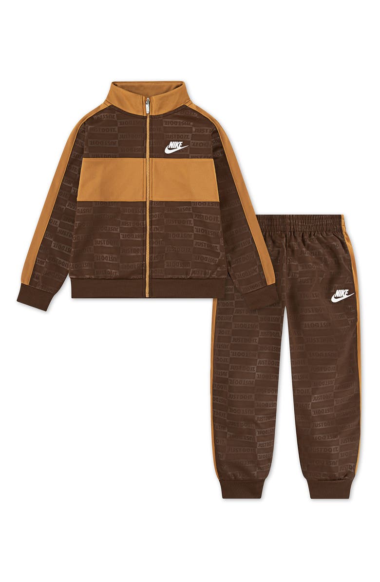 Nike Kids' Sportswear Textured Club Tricot Dri-FIT Track Set, Main, color,