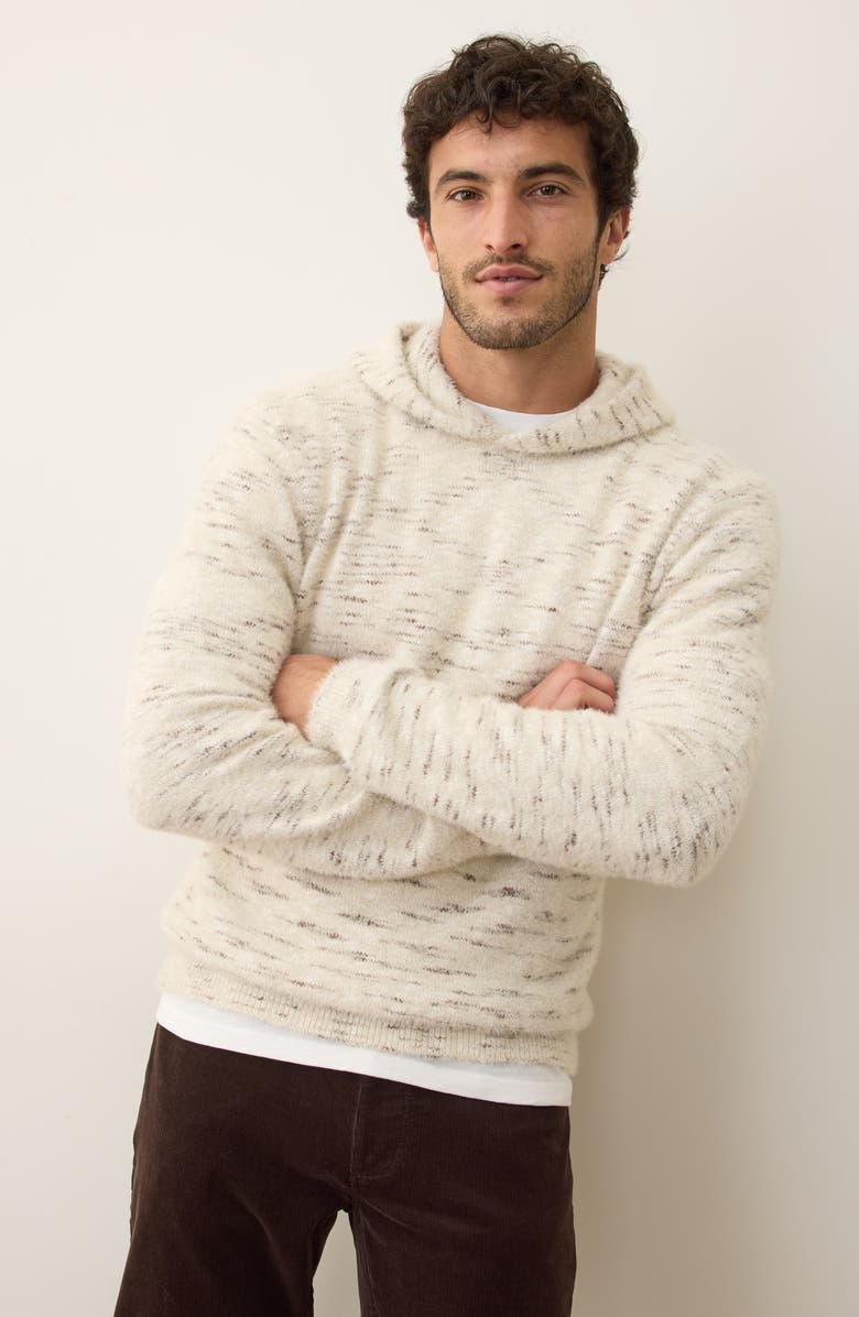 Marine Layer Wilder Hooded Sweater, Alternate, color, Natural Geo