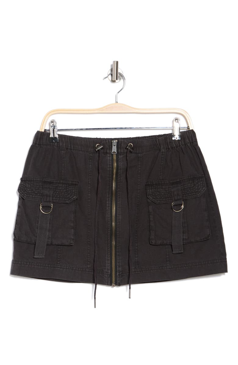 Lucky Brand Linen & Cotton Cargo Miniskirt, Alternate, color, 