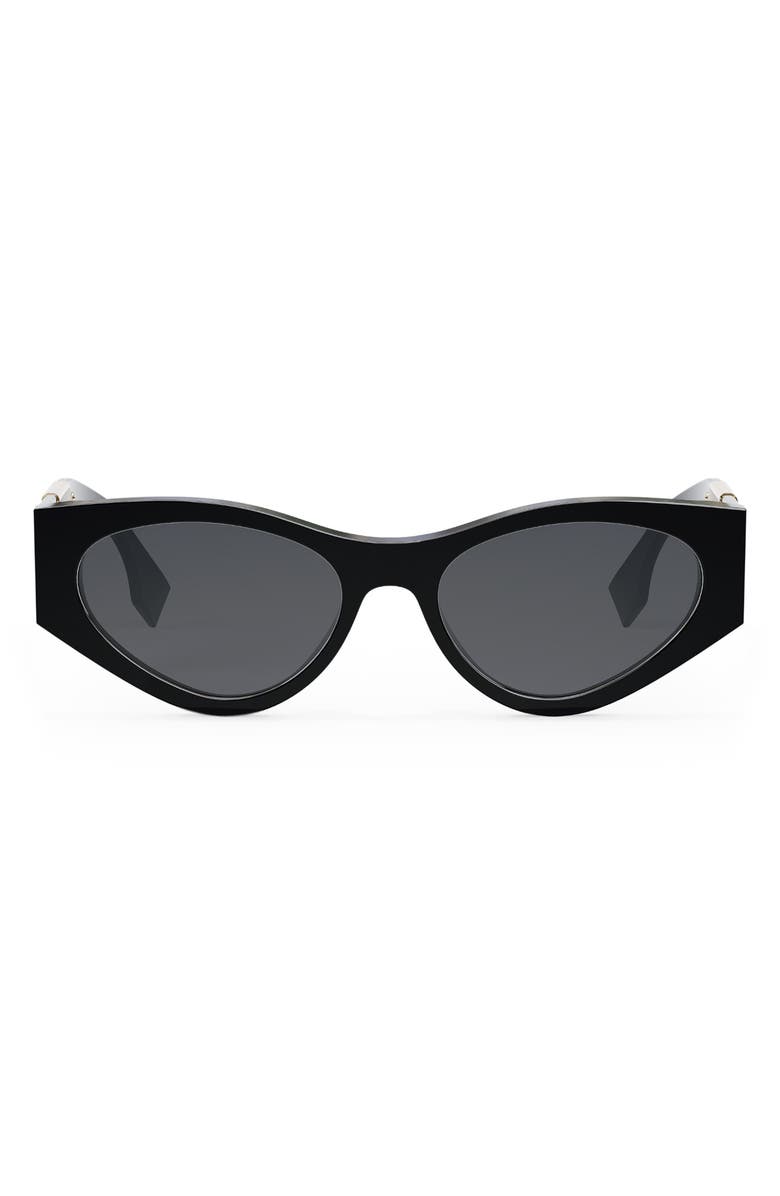 Fendi 'Fendi O'Lock 54mm Cat Eye Sunglasses, Main, color, 