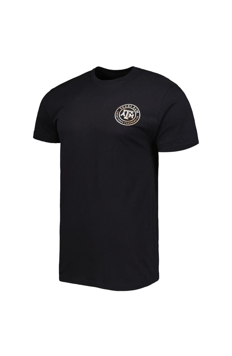 GREAT STATE CLOTHING Men's Black Texas A&M Aggies Camo Flag 2-Hit T-Shirt, Alternate, color, 