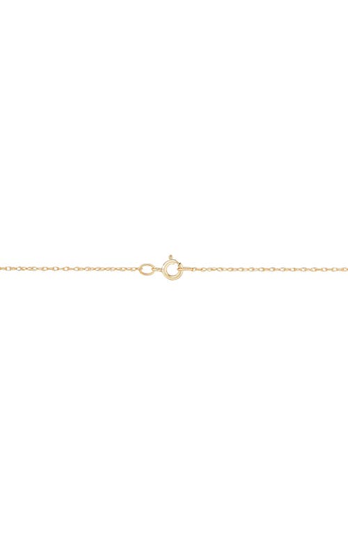 Frankie & Zoe 10k Yellow Gold Peridot & Diamond Pendant Necklace In Gold