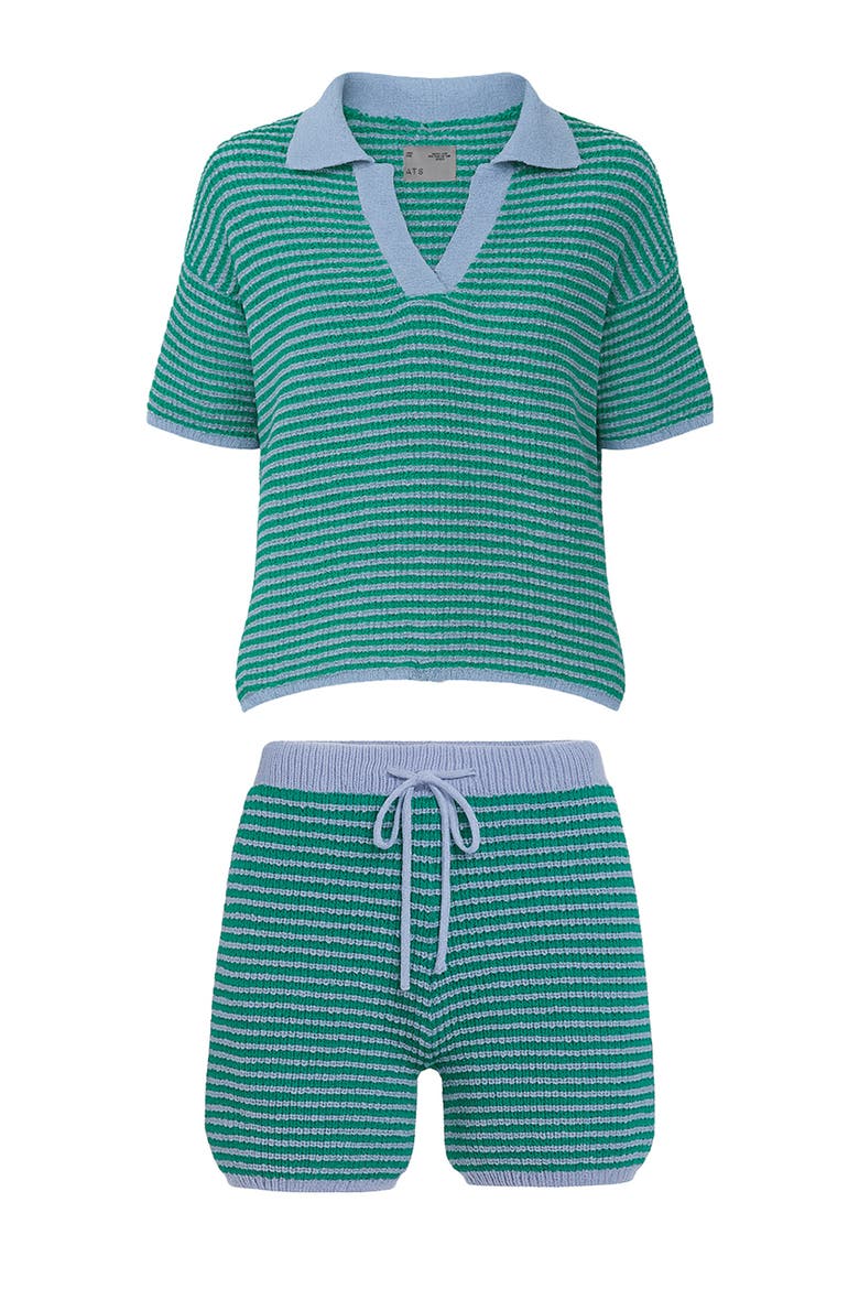 Gema Knit Set, Alternate, color, Green