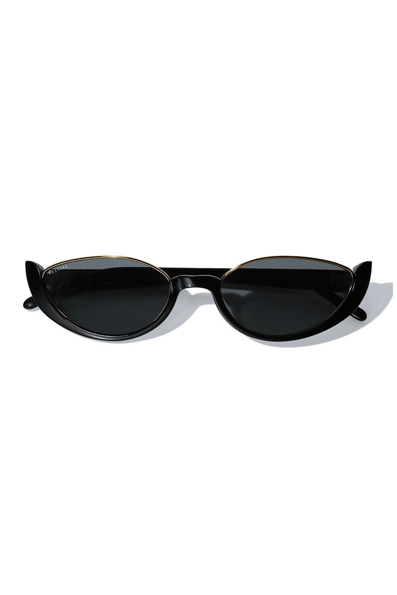 Amor 54mm Cat Eye Sunglasses, Alternate, color, Black