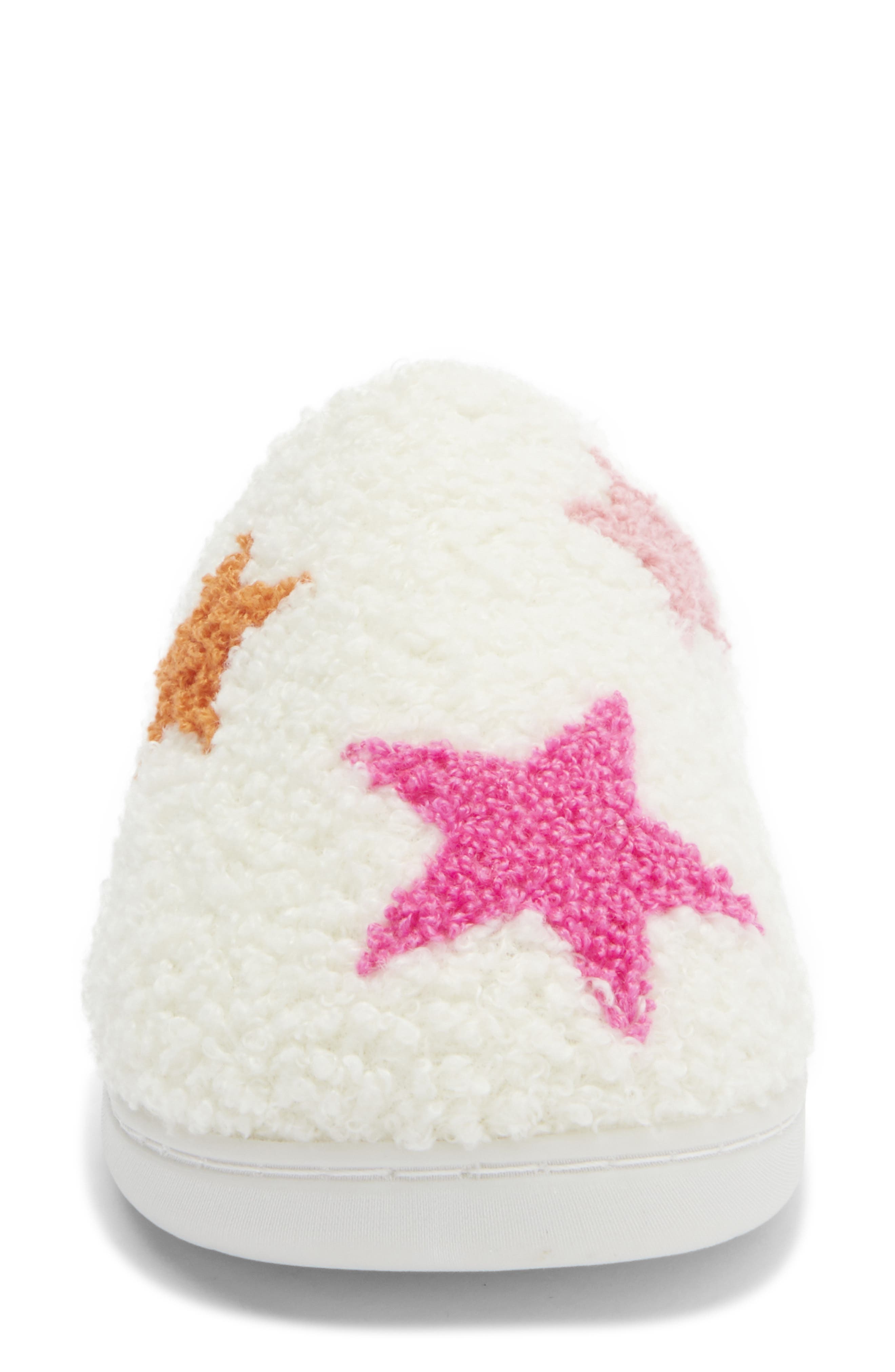MIA Cozi Slipper, Alternate, color, Pink/ Orange Stars