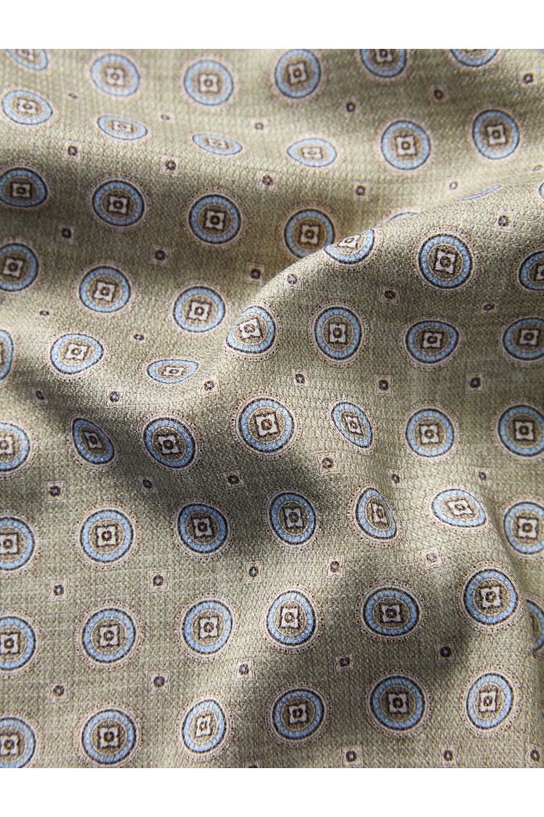 Colton Reversible Neat/Pocket Square, Alternate, color, Paisley Green
