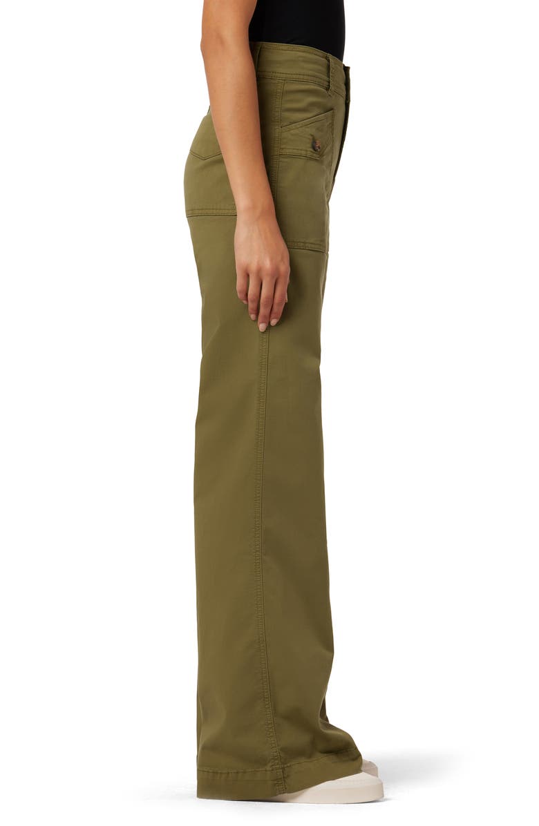 Joe's The Premium Wide Leg Cargo Jeans, Alternate, color, Burnt Olive