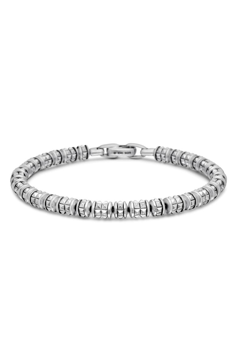 David Yurman Men's Pyramid Bead Bracelet, Main, color, 