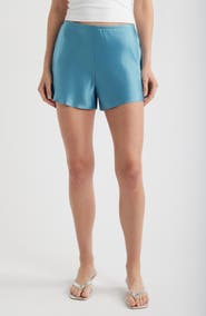 Reformation Gale Silk Shorts