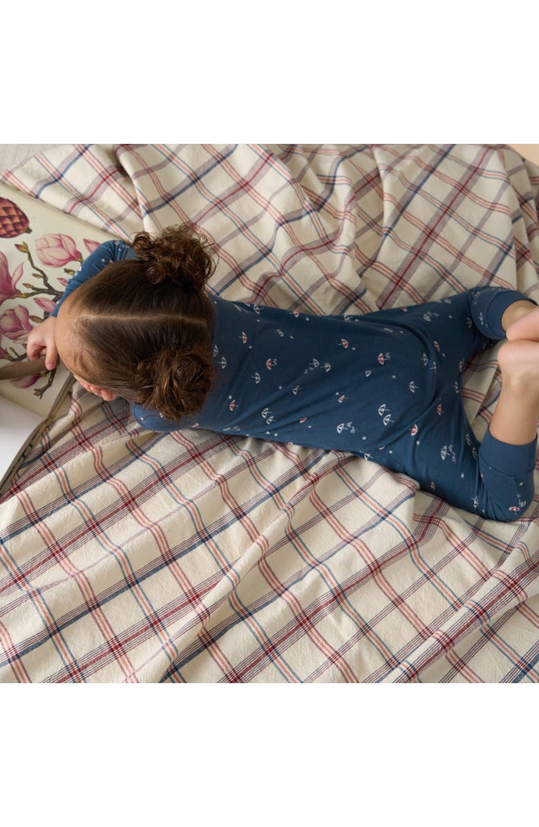 Modern Moments<sup>™</sup> by Gerber 2-Pack Unisex Tight Fitting Footless Pajamas, Alternate, color, Blue Umbrella