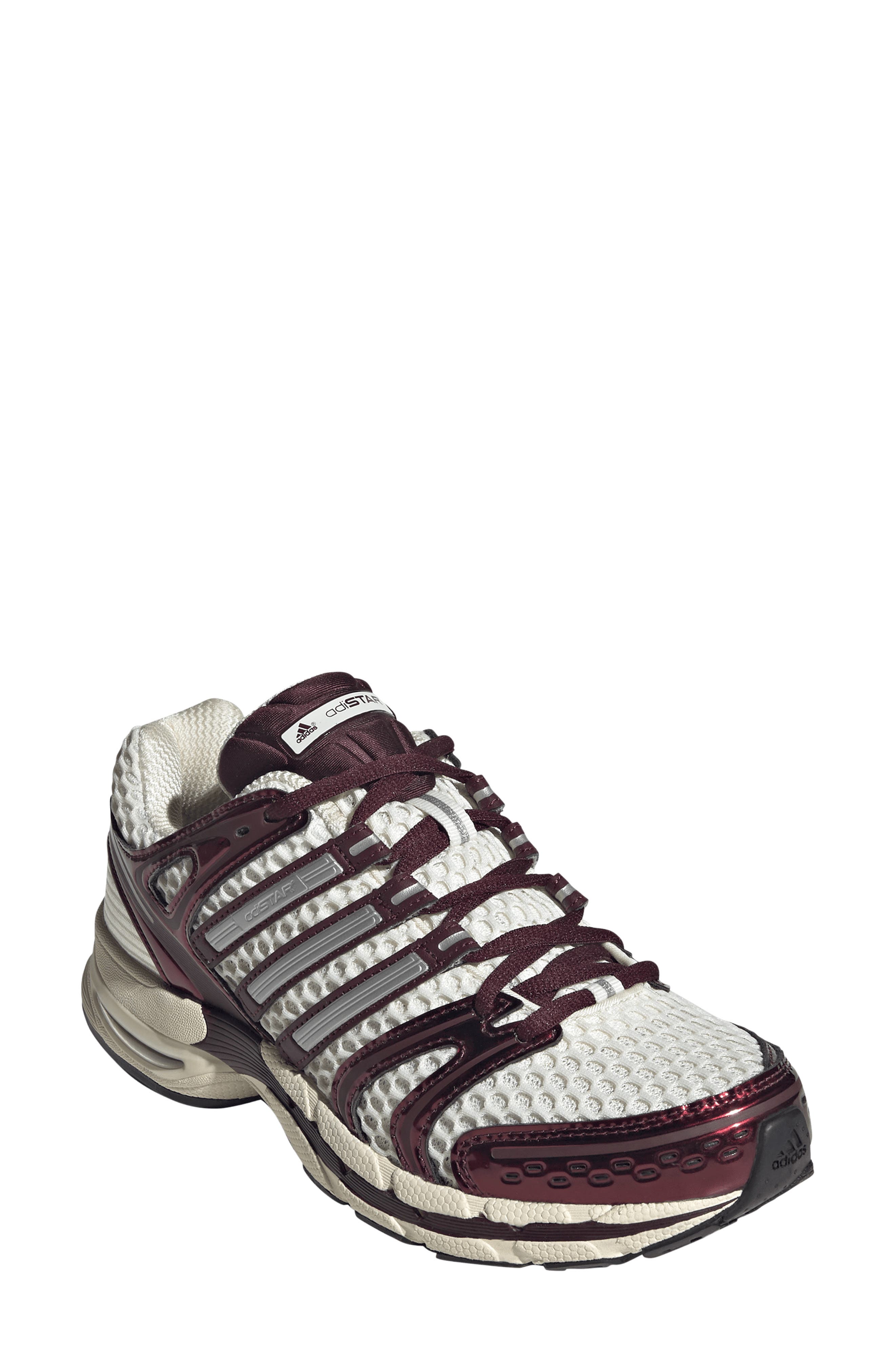  Cream White/ Silver/ Maroon