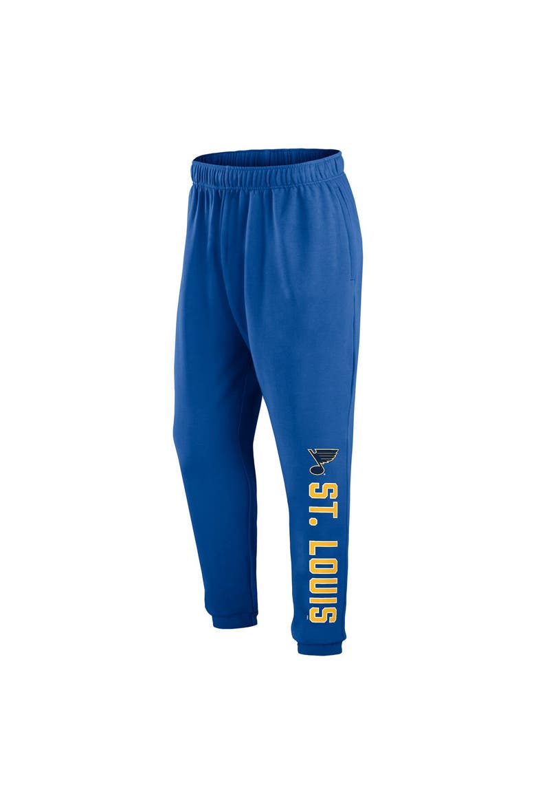 Men's Fanatics Blue St. Louis Blues Chop Block Fleece Sweatpants, Alternate, color, Blue